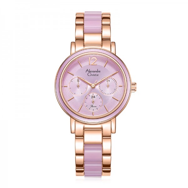 Alexandre Christie AC 2B45 Rosegold Purple BFBRGPN